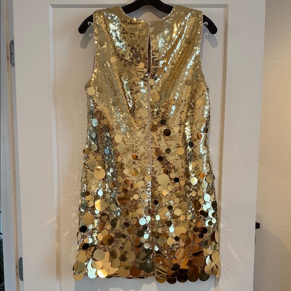 Milly Ivette Cascading Paillette Mini Dress - Picture 2 of 9